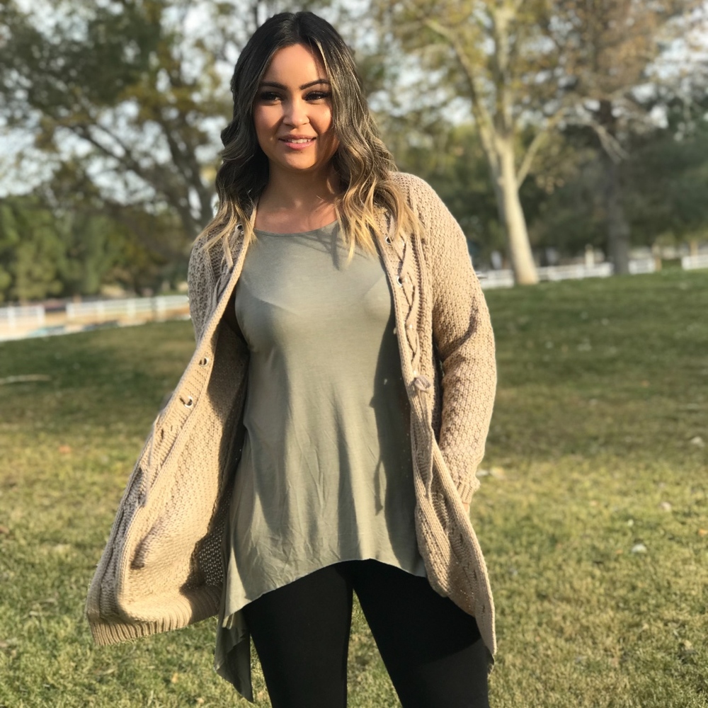 Beige Cardigan